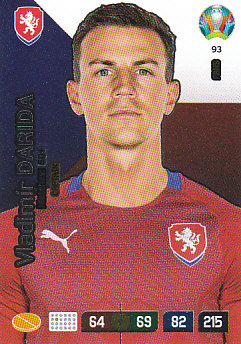 Vladimir Darida Czech Republic Panini UEFA EURO 2020 FANS - Captain #093